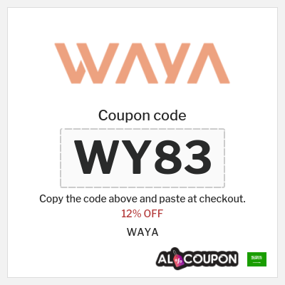 Coupon for WAYA (WY83) 12% OFF