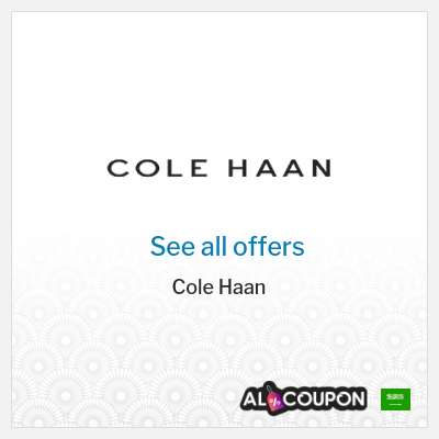 Coupon discount code for Cole Haan 20% OFF