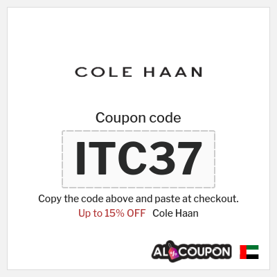 Coupon discount code for Cole Haan 15% OFF
