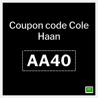 Coupon discount code for Cole Haan 15% OFF