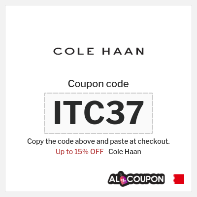 Coupon discount code for Cole Haan 15% OFF
