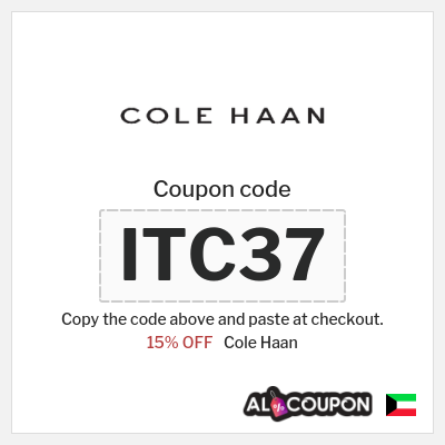 Coupon for Cole Haan (ITC37) 15% OFF