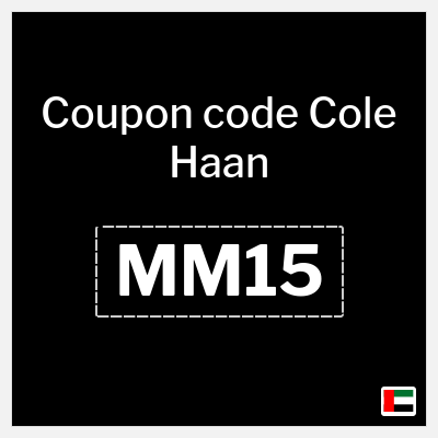 Coupon for Cole Haan (MM15) Up to 20% OFF