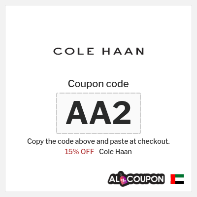 Coupon for Cole Haan (AA2) 15% OFF