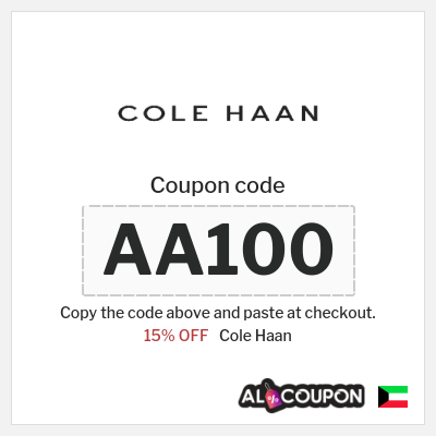 Coupon for Cole Haan (AA2) 15% OFF