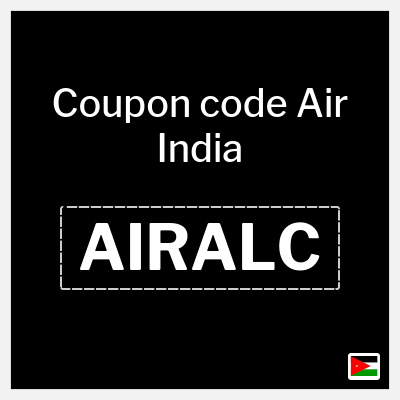 Coupon discount code for Air India Up to 8.6 Jordanian Dinar OFF