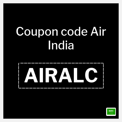 Coupon discount code for Air India Up to 45 Saudi riyal OFF