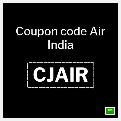 Coupon discount code for Air India Up to 42 Saudi riyal OFF Promo Codes