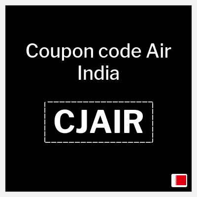 Coupon for Air India (CJAIR) 4.2 Bahraini Dinar OFF