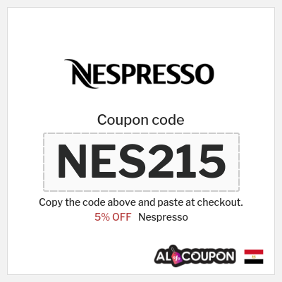 Coupon discount code for Nespresso Verified 5% Coupon Codes