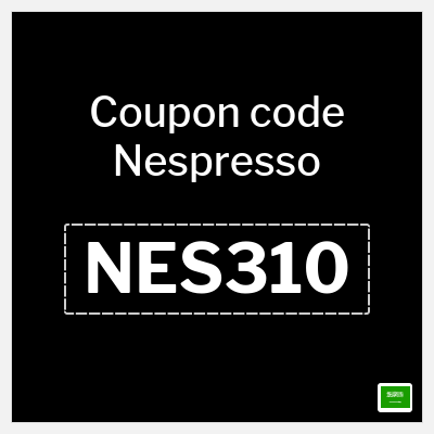 Coupon discount code for Nespresso 5% OFF