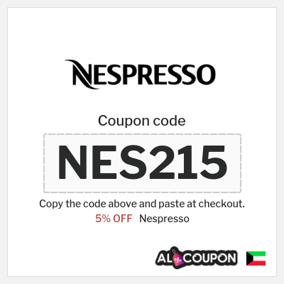 Nespresso Coupon (NES215) Nespresso Promo Code 2026