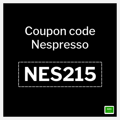 Coupon for Nespresso (NES215) 5% OFF