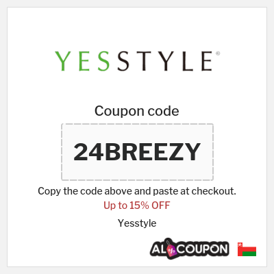 Coupon discount code for Yesstyle Up to 15% OFF