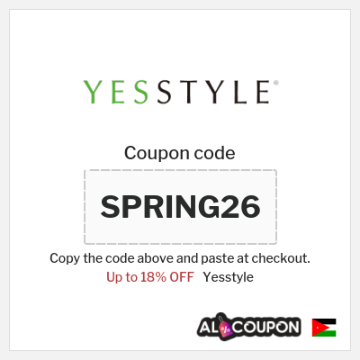Coupon discount code for Yesstyle Up to 18% OFF