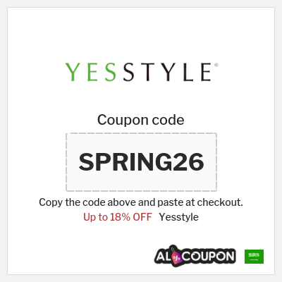 Coupon discount code for Yesstyle Up to 18% OFF