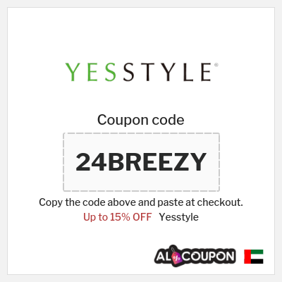 Coupon discount code for Yesstyle Up to 15% OFF