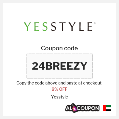 Coupon for Yesstyle (24BREEZY) 8% OFF