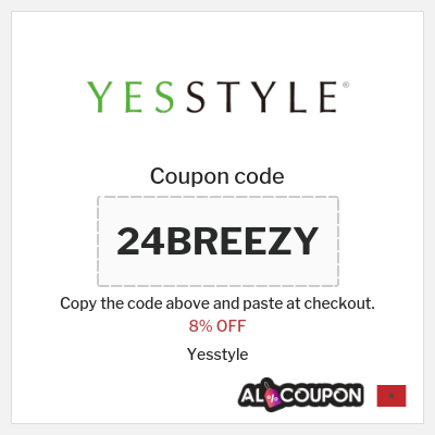 Coupon for Yesstyle (24BREEZY) 8% OFF