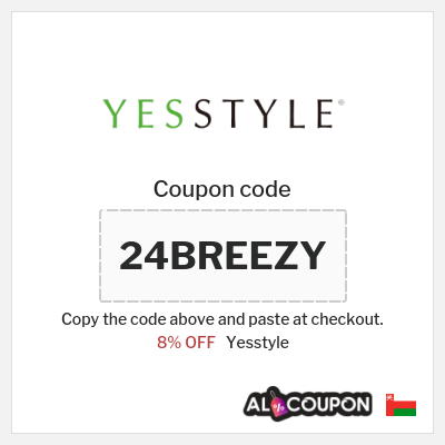Coupon for Yesstyle (24BREEZY) 8% OFF