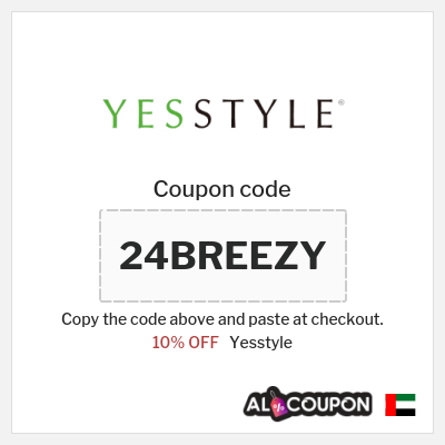 Coupon for Yesstyle (24BREEZY) 10% OFF