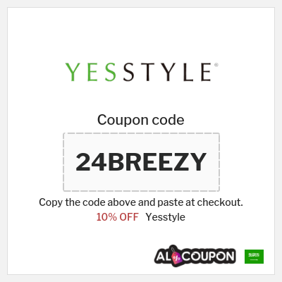 Coupon for Yesstyle (24BREEZY) 10% OFF
