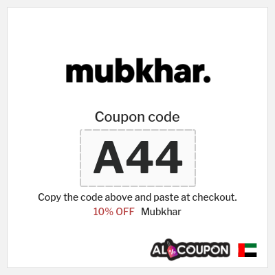 Coupon discount code for Mubkhar 20% OFF