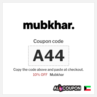 Coupon discount code for Mubkhar 20% OFF