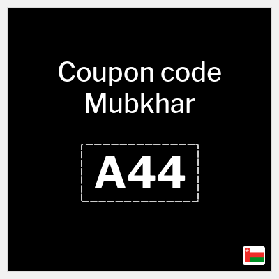 Coupon discount code for Mubkhar 20% OFF