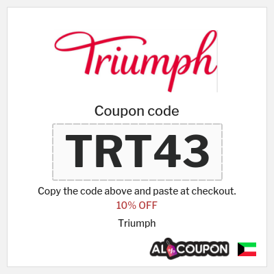 Coupon discount code for Triumph 10% OFF