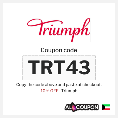 Coupon discount code for Triumph 10% OFF