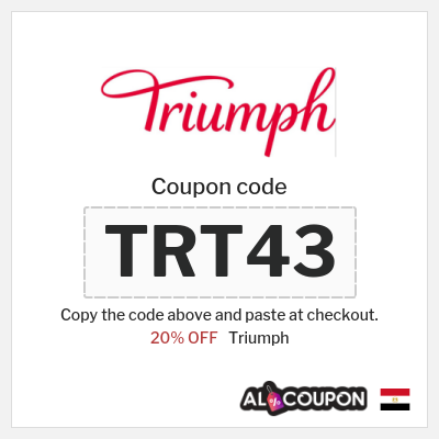 Coupon discount code for Triumph 20% OFF