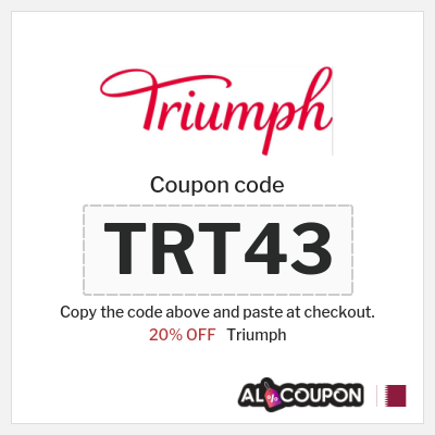 Coupon discount code for Triumph 20% OFF