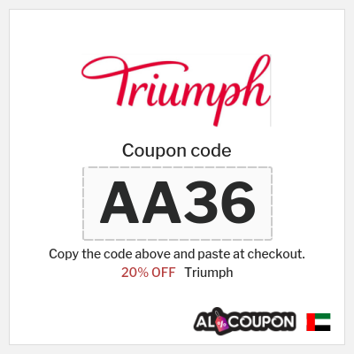Coupon for Triumph (AA36) 20% OFF