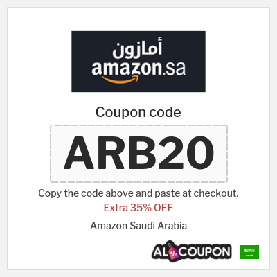 Coupon for Amazon Saudi Arabia (ARB20) Extra 35% OFF 