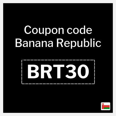 Coupon discount code for Banana Republic 15% OFF
