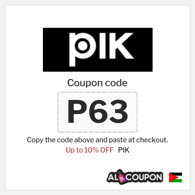 Coupon discount code for PIK 10% OFF
