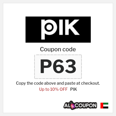 PIK Coupon (P63) PIK coupon code UAE