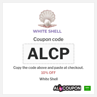 Coupon discount code for White Shell 10% OFF