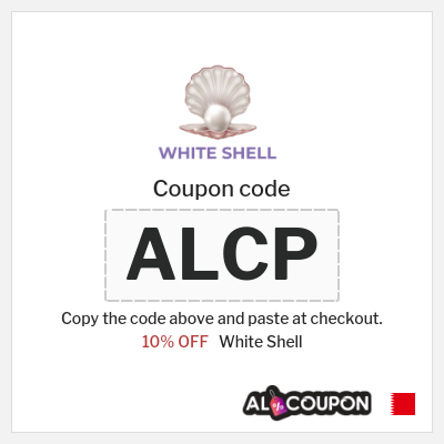Coupon discount code for White Shell 10% OFF