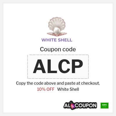 Coupon discount code for White Shell 10% OFF