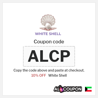 Coupon discount code for White Shell 10% OFF