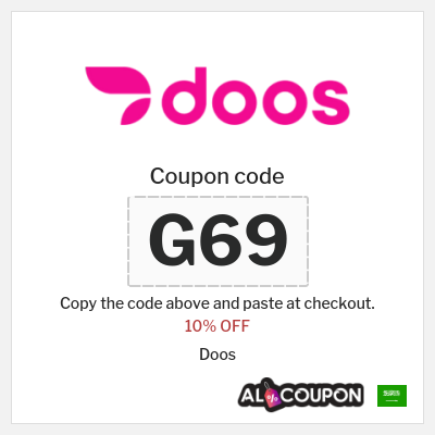 Coupon discount code for Doos 10% OFF