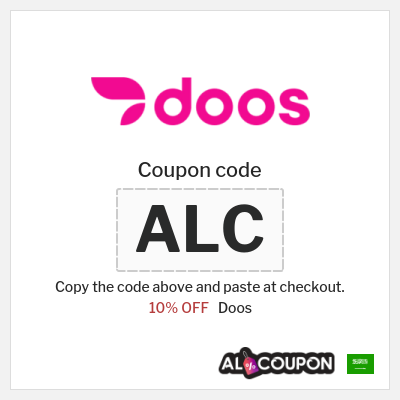 Coupon discount code for Doos 10% OFF