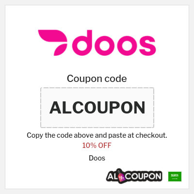 Coupon for Doos (ALCOUPON) 10% OFF