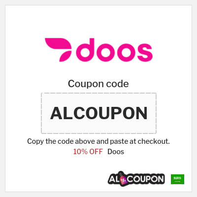 Coupon for Doos (ALCOUPON) 10% OFF