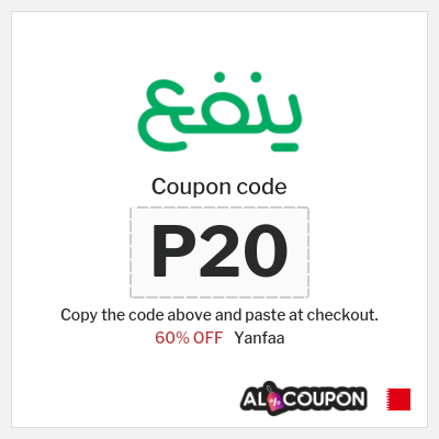 Coupon for Yanfaa (P20) 60% OFF