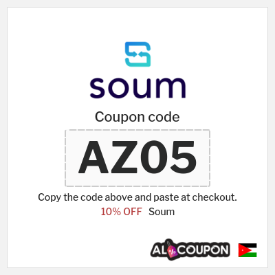 Coupon discount code for Soum 10% OFF