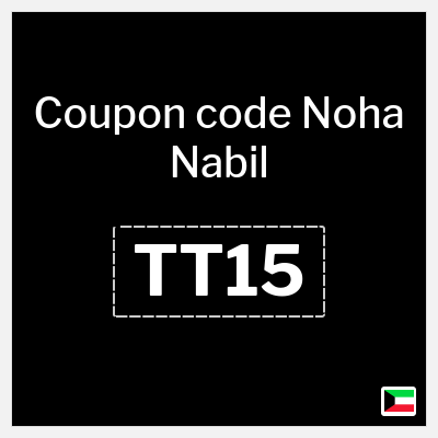 Coupon for Noha Nabil (TT15) 15% OFF