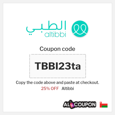 Coupon for Altibbi (TBBI23ta) 25% OFF